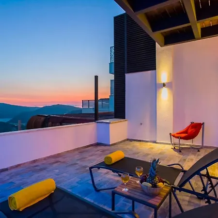 Villa Gece Isolated Honeymoon Heated Pool Kas